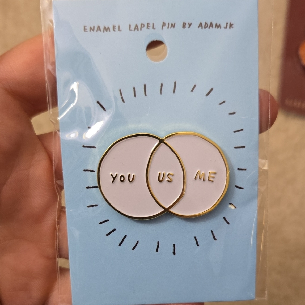 You Me Us Enamel Pin